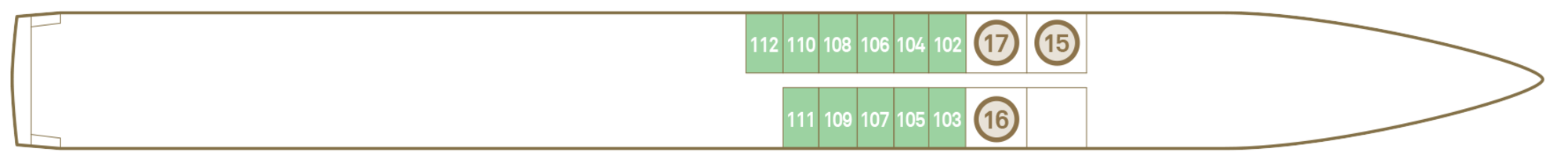 Jewel Deck plan